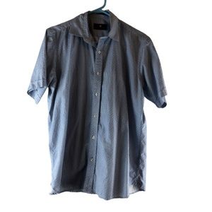 Tuscana medium button down shirt sleeve gently used